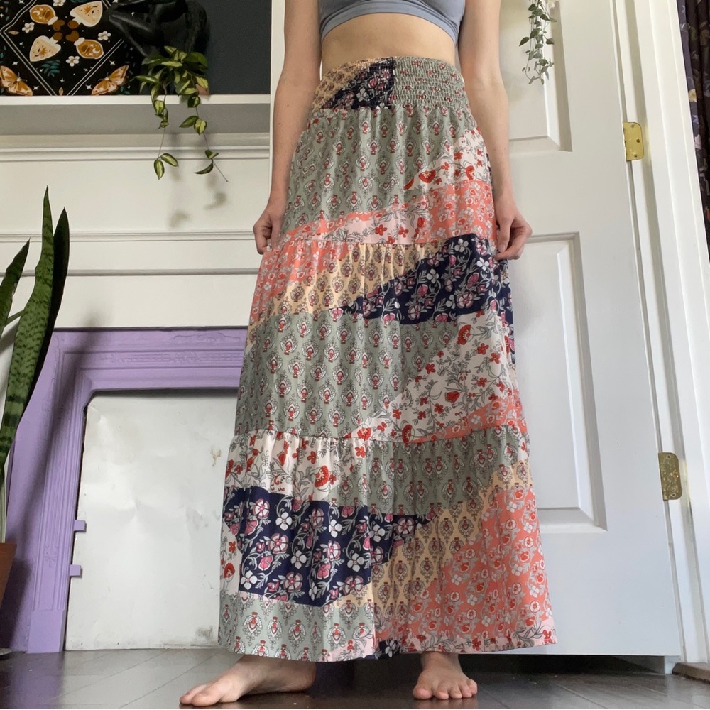 Boho maxi skirt or dress